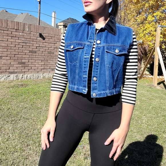 Vintage denim vest - Picture 2 of 9